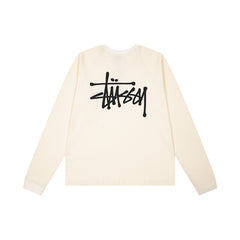 Stussy Basic Stock Raglan Thermal Long Sleeve Shirt Apricot