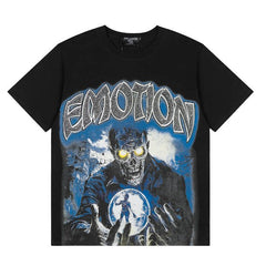 Mixed Emotion Frankenstein Monster Vintage Graphic Tee
