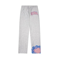 Synaworld Grey Syna Logo Flared Sweatpants