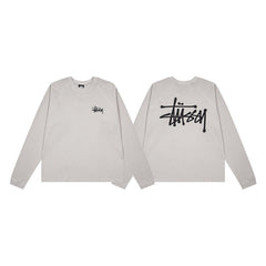 Stussy Basic Stock Raglan Thermal Long Sleeve Shirt Sage Green
